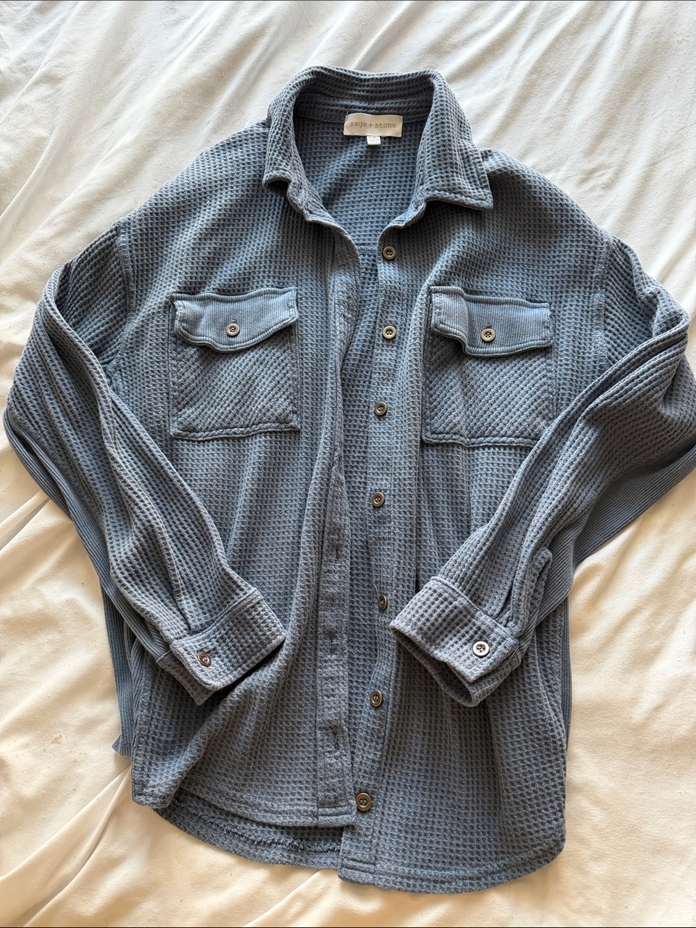 Sage + Stone Waffle Shirt